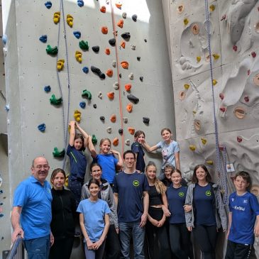 Klettern im DAV-Kletterzentrum Offenburg